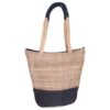 ethical bag jute selina indigo handbag