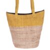 ethical fair trade bag jute selina ochre stylish