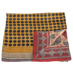 kantha sari blanket cotton jhara ethical