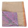 silk scarf sari kantha hyacinth handmade
