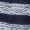 indigo shibori eri silk scarf stripe handmade