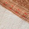 kantha silk cotton sari blanket badami recycled sari