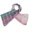 scarf cotton sari kantha jamdani fair trade india