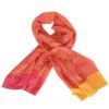 zijden duurzame sjaal handgeweven india crocus eerlijke mode