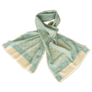 nakshi kantha scarf tussar silk tata handmade