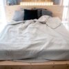 natural kantha bedspread