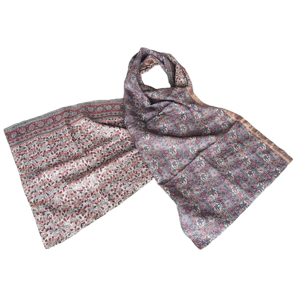 kantha scarf silk sari lilapa fair fashion