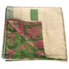 kantha bedspread rozi sari