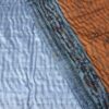 zijden sari plaid dipti handgemaakt