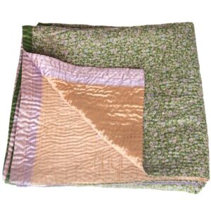 kantha zijden sari deken macha sprei